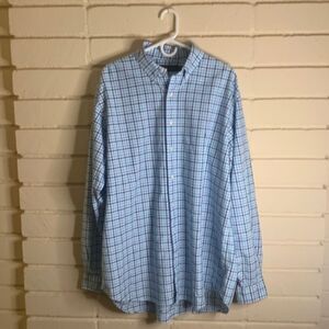 Ralph Lauren XLT Oxford Button‎ Down Shirt. Blue & White Checkered